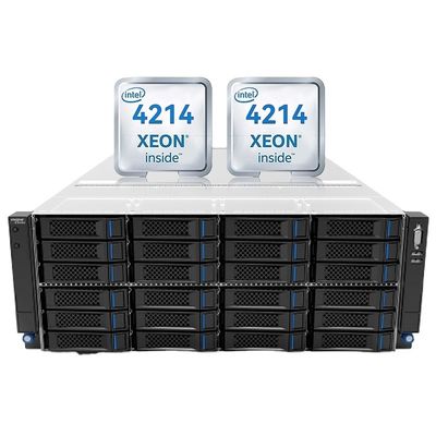 Inspur NF5466M5 3104 8G PC 4U 2-Sockets 24SFF Xeon NF5280M6 Server con 24SFF Storage