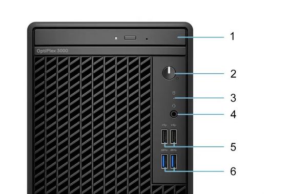 Intel Core i7-12700 Processore OptiPlex 3000MT Tower Desktop PC Scheda integrata