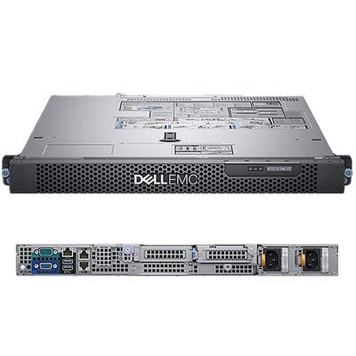 Server rack originale Dell 1U PowerEdge R240 R250 R350 R440 con Intel Xeon E-2226G