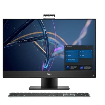 Black DELL OptiPlex 7400 All In One Desktop Computer con memoria video GDDR4