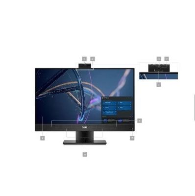 Black DELL OptiPlex 7400 All In One Desktop Computer con memoria video GDDR4