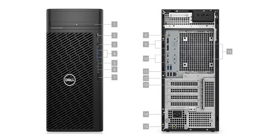 Hot Dell Precision t3660 Tower Workstation con memoria da 8 GB e velocità del processore da 2,1 GHz