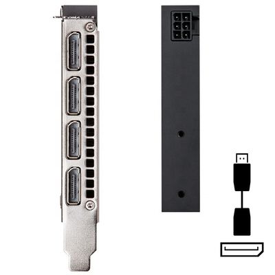 Carta grafica PCI Express 3.0 X16 nVIDIA RTX A4000 16G per l'editing video professionale