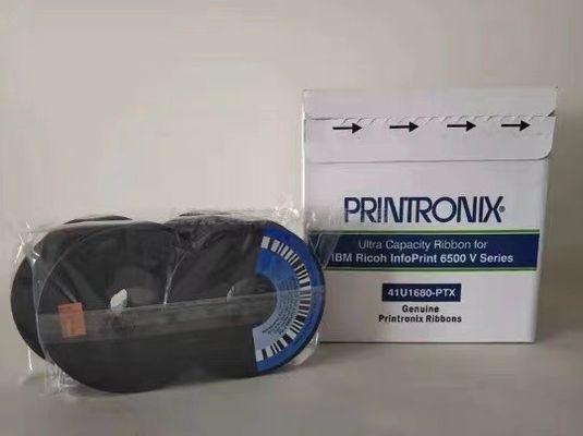Printronix 41U1680-PTX Double Spool Ribbon 6-Pack Nero ASIN B016GNX96G Pronto per la spedizione