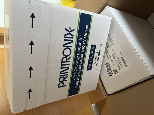 Printronix 41U1680-PTX Double Spool Ribbon 6-Pack Nero ASIN B016GNX96G Pronto per la spedizione