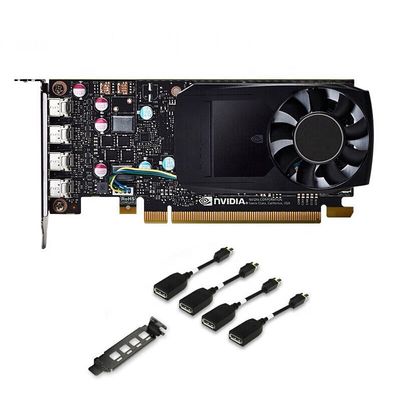 PCI Express 3.0 16X NVIDIA QUADRO P1000 Mini Display Port Outputs per professionisti