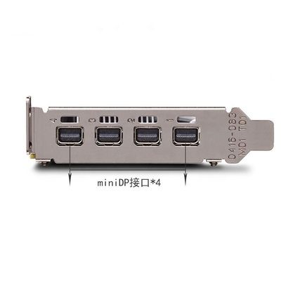 PCI Express 3.0 16X NVIDIA QUADRO P1000 Mini Display Port Outputs per professionisti