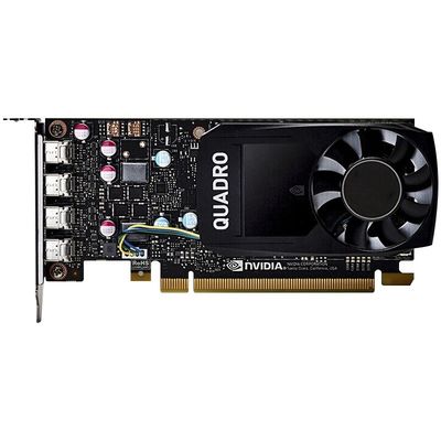 PCI Express 3.0 16X NVIDIA QUADRO P1000 Mini Display Port Outputs per professionisti