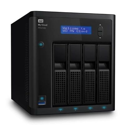 WD Western data My Cloud Pro PR4100 NAS Network Storage 4-disk WDBNFA0000NBK Alta capacità