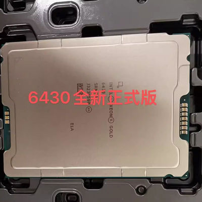 Intel XEON Gold Processor 60M Cache 2.10 GHz 32 Core SRM7A Server CPU 6430 per il server