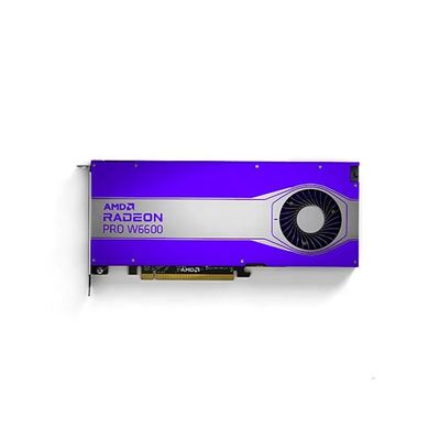Carta grafica per desktop AMD Radeon PRO W6600 con larghezza di banda massima della memoria fino a 224 GB/s